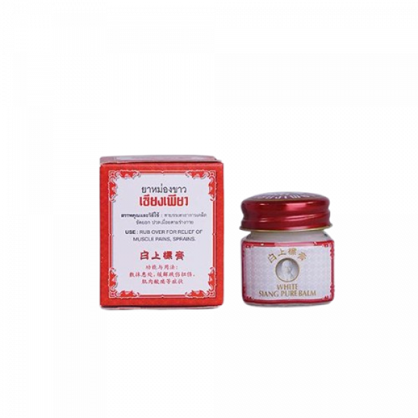 ยาหม่องขาวเซียงเพียว  (ขนาด 12,40 กรัม)