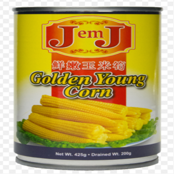 ข้าวโพดฝักอ่อนในน้ำเกลือ