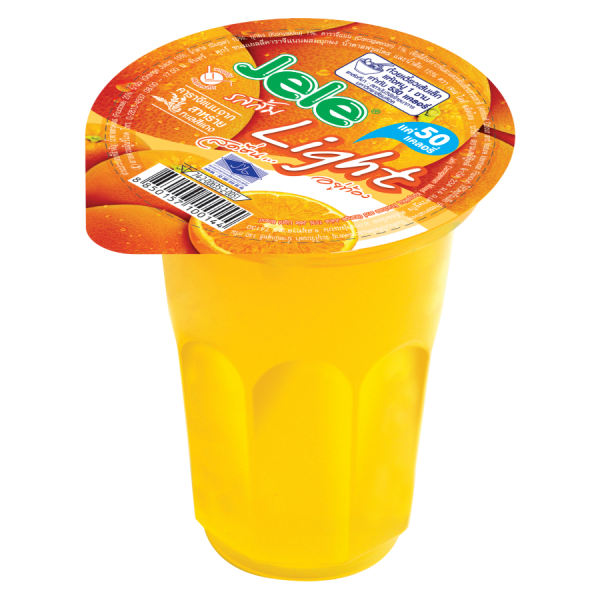 Jelly Carrageenan Mixed Konyakku and 15% Orange Juice,Orange Flavour