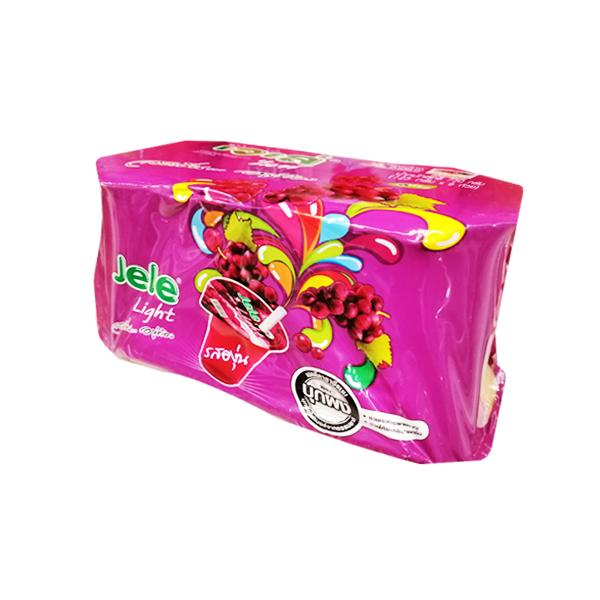 Jelly Carrageenan Mixed Konyakku and 15% Grape Juice,Grape Flavour