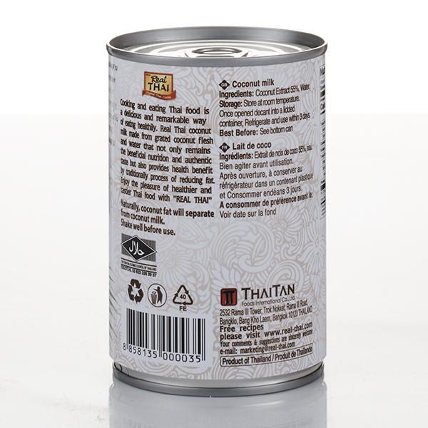 CANNED COCONUT MILK LITE, LAIT DE COCO LITE
