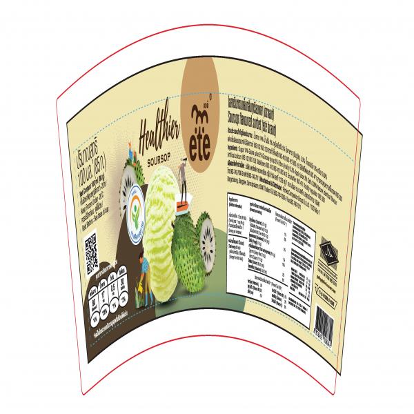 Soursop flavoured sorbet