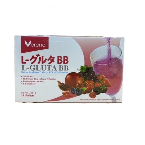 ผลิตภัณฑ์เสริมอาหารแอล-กลูต้า บีบี (เครื่องหมายการค้า เวอรีน่า)