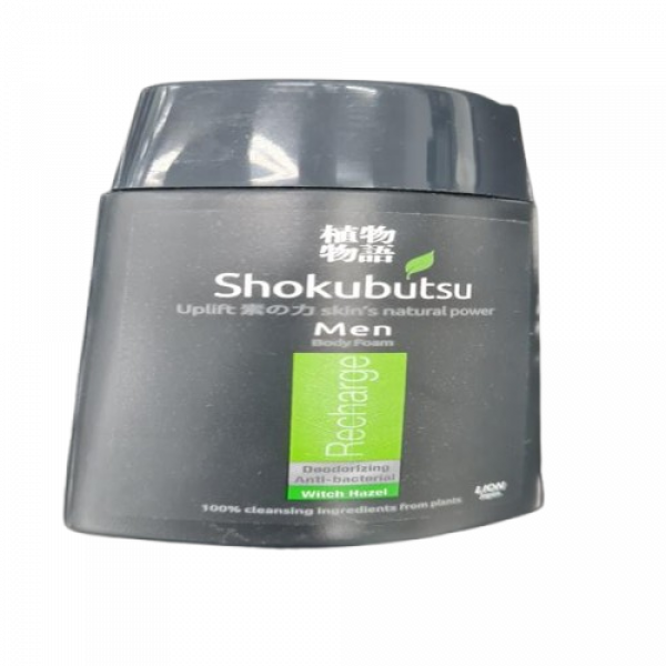 Shokubutsu Men Body Foam (Recharge) 40 ml., 900 ml, 600 ml (SINGAPORE)