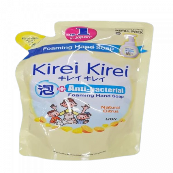 Kirei Kirei Foaming Hand Soap (Natural Citrus) 200 ml., 250 ml., 450ml. (SINGAPORE)