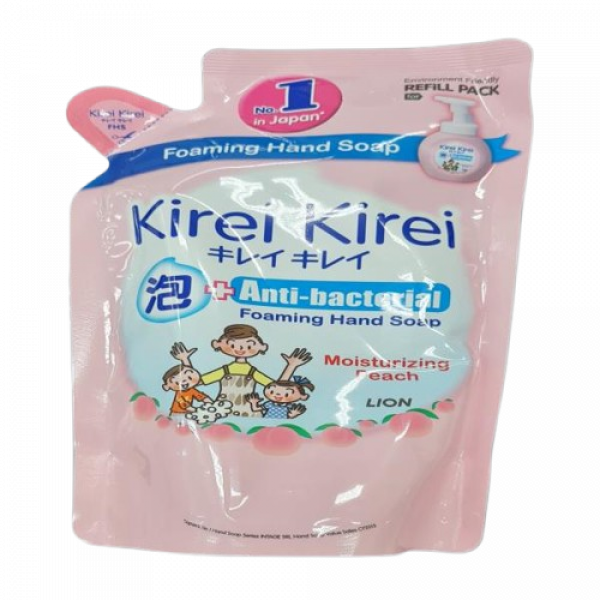 Kirei Kirei Foaming Hand Soap (Moisturizing Peach) 200 ml., 250 ml., 450 ml. (SINGAPORE)