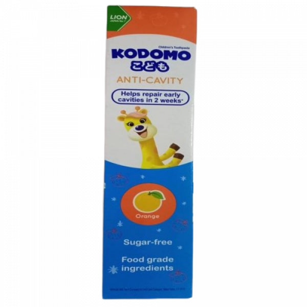 Kodomo Anti-Cavity Children's Toothpaste (Orange) 80 g. (SINGAPORE)