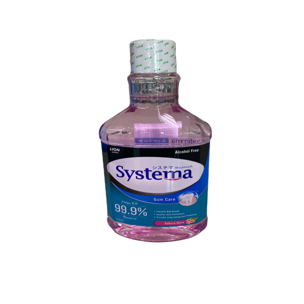 Systema Gum Care Mouthwash (Sakura Mint) 80 ml., 750 ml. (SINGAPORE)