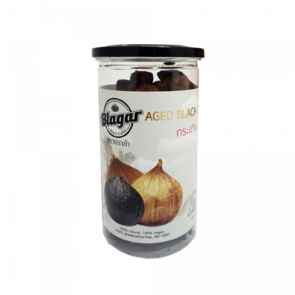 กระเทียมบ่มดำมีเปลือก