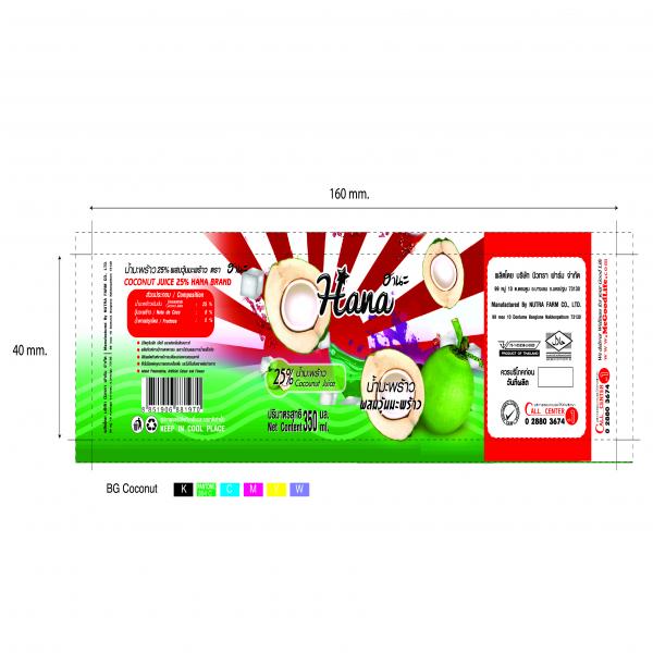 Coconut Juice 25% with Nata de Coco