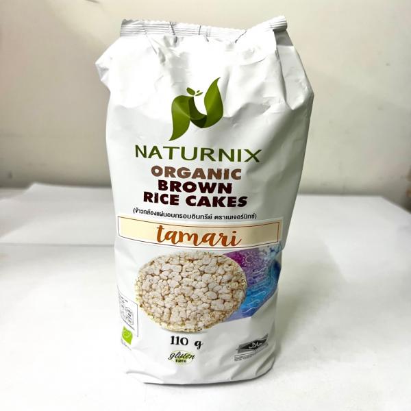 ผลิตภัณฑ์ข้าวกล้องแผ่นอบกรอบอินทรีย์ รสทามาริ