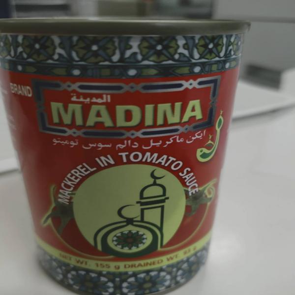 ปลาแมคเคอเรลในซอสมะเขือเทศ