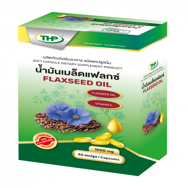 Flaxseed oil Soft Capsule Dietary supplement Product