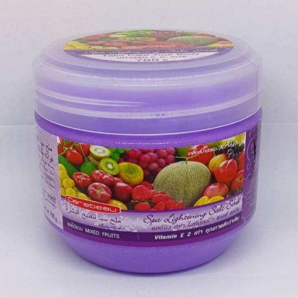 CAREBEAU SPA LIGHTENING SALT SCRUB MIXED FRUITS