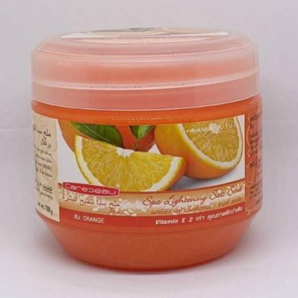 แคร์บิว สปา ไลท์เทนนิ่ง ซอลท์ สครับ ส้ม
