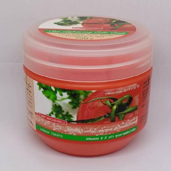 แคร์บิว สปา ไลท์เทนนิ่ง ซอลท์ สครับ มะเขือเทศ