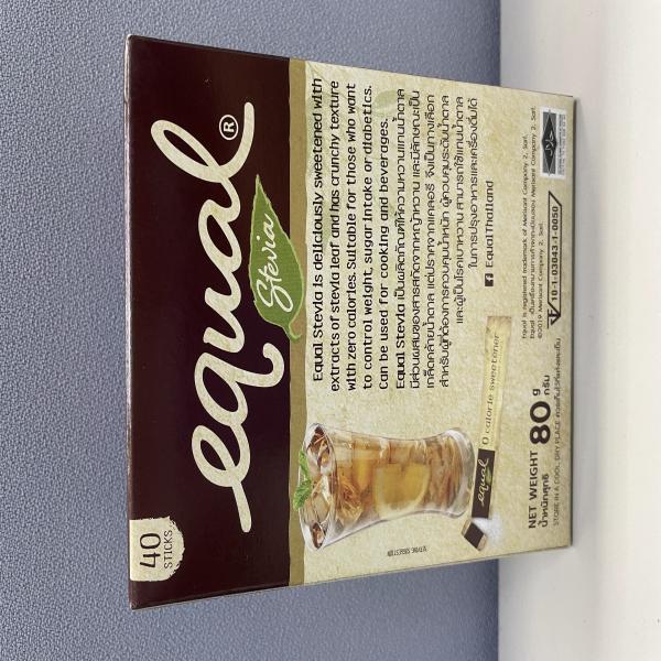 อิควล สตีเวีย สารสกัดจากหญ้าหวาน (วัตถุให้ความหวานแทนน้ำตาล) (เครื่องหมายการค้า อิควล)