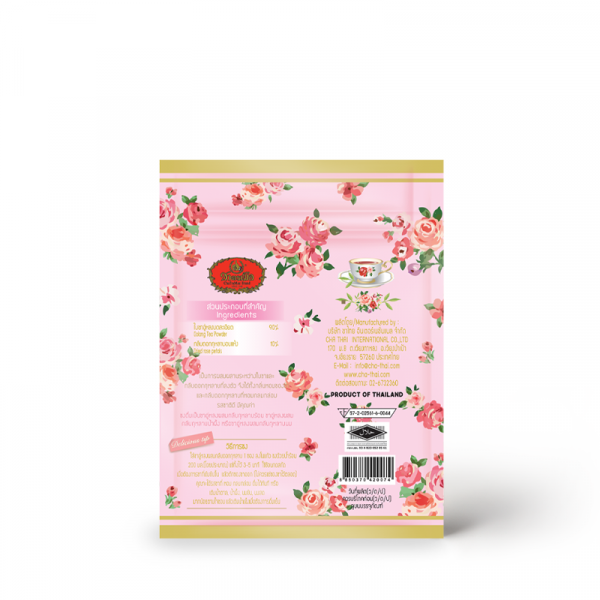 Oolong  Tea  Powder  Mixed  Rose  Petals