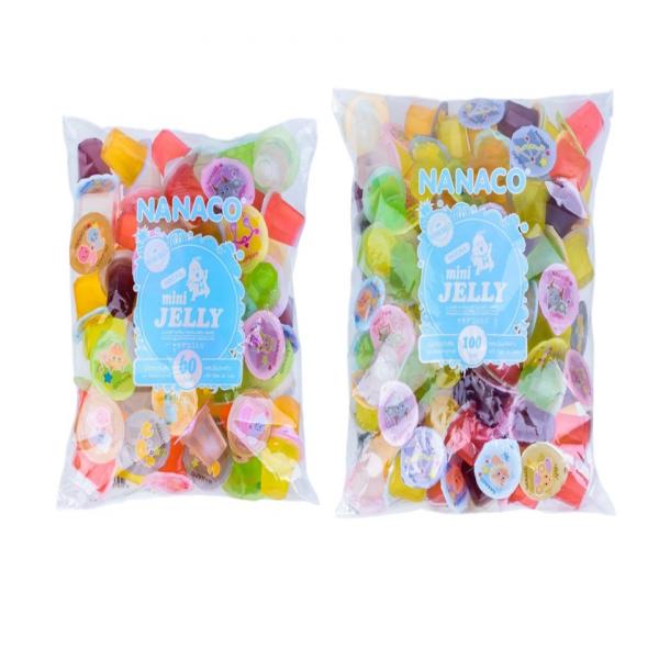 MINI JELLY WITH NATA DE COCO JELLY (APPLE, GRAPE, LYCHEE, ORANGE, PINEAPPLE, STRAWBERRY)