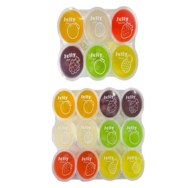 NATA DE COCO JELLY - MIXED (APPLE, GRAPE, LYCHEE, ORANGE, PINEAPPLE, STRAWBERRY)
