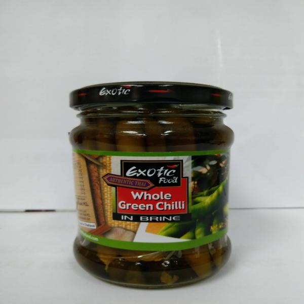 WHOLE GREEN CHILLI IN BRINE