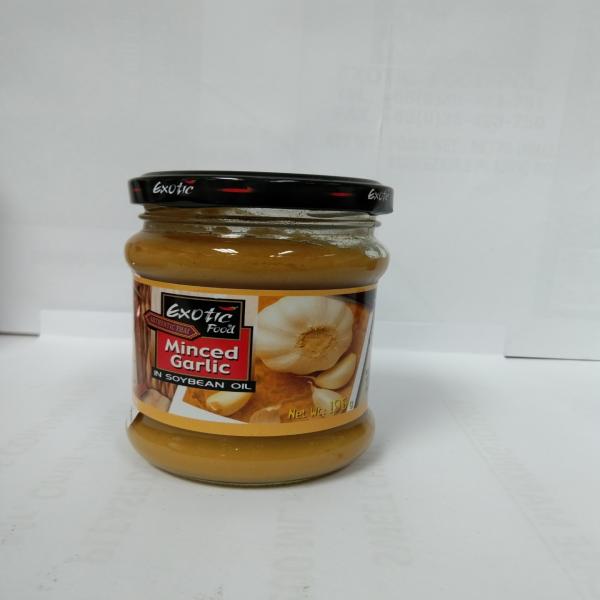 MINCED GARLIC IN SOYBEAN OIL