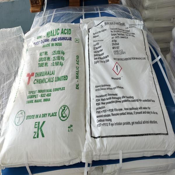 DL-MALIC ACID / THIRUMALAI CHEMICALS LIMITED / INDIA