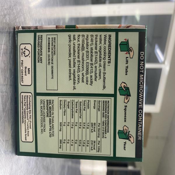 RECARTED CREAMY MUSHROOM SOUP