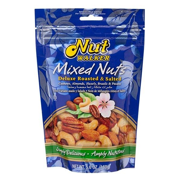 DELUXE ROASTED & SALTED MIXED NUTS (CASHEWS,ALMONDS, BRAZIL NUTS, HAZEL NUTS, PECANS)