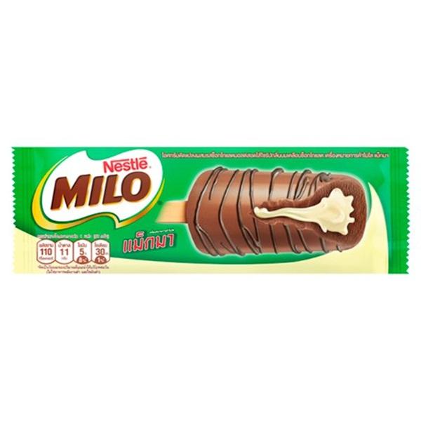 MILO Magma™ Chocolate Malt Flavoured Ice Cream Filled with Syrup Milk Flavoured Coated with Chocolate Flavoured