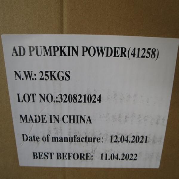 Pumpkin powder / China