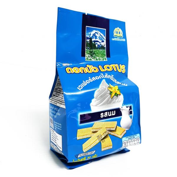 เวเฟอร์สอดไส้ครีมรสนม