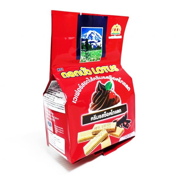 เวเฟอร์สอดไส้ครีมช็อคโกแลต