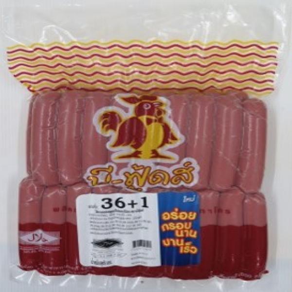 ไส้กรอกฮอทดอกไก่ลอกเปลือก