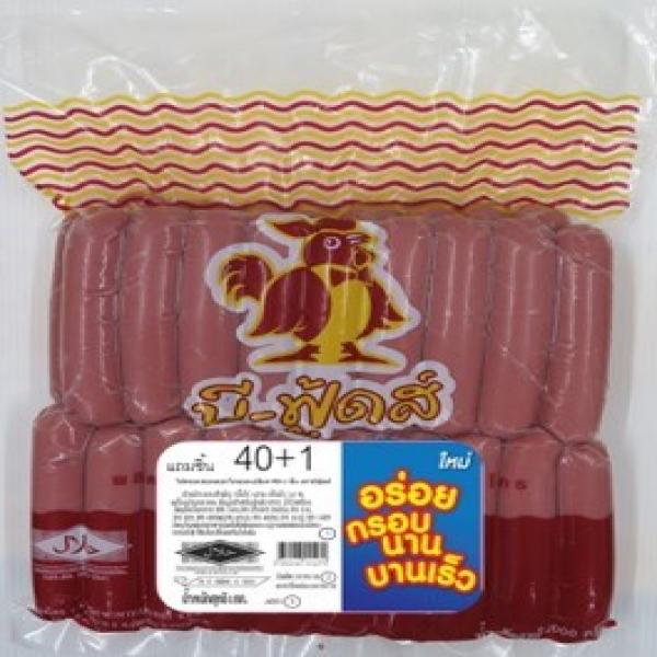 ไส้กรอกฮอทดอกไก่ 3.5 นิ้ว ลอกเปลือก