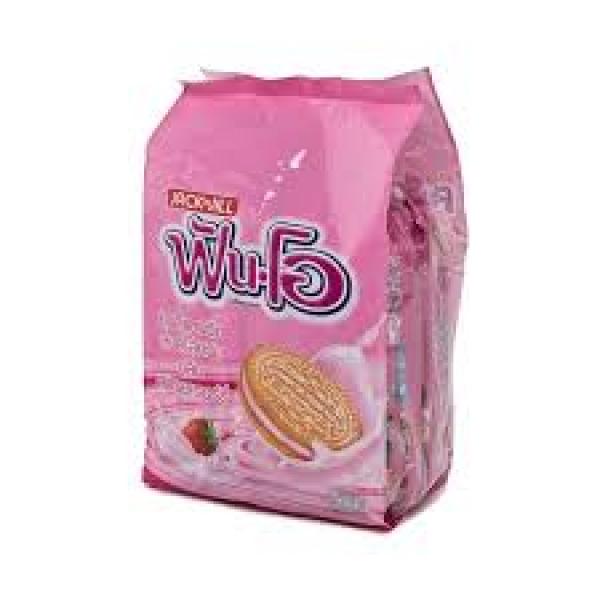 คุกกี้แซนวิชสอดไส้เครีมกลิ่นสตรอเบอร์รี่