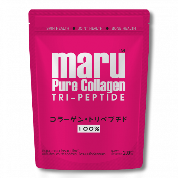 มารุ คอลลาเจน ไตร-เปปไทด์ (ผลิตภัณฑ์เสริมอาหารคอลลาเจนไตร-เปปไทด์จากปลา)