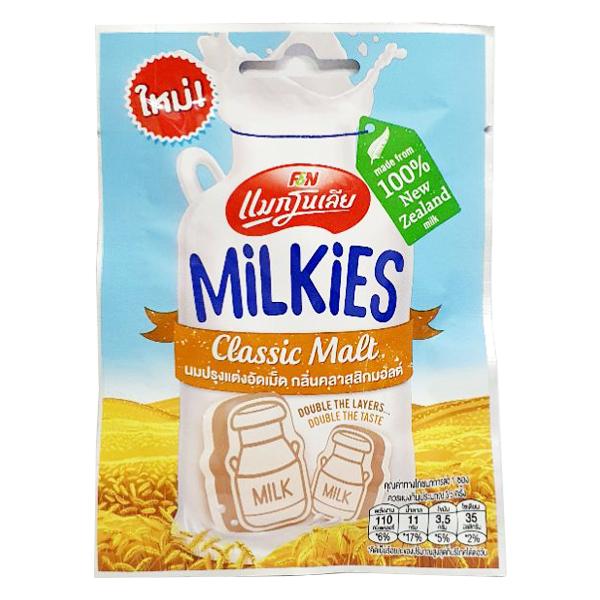 นมปรุงแต่งอัดเม็ด กลิ่นคลาสสิกมอลต์