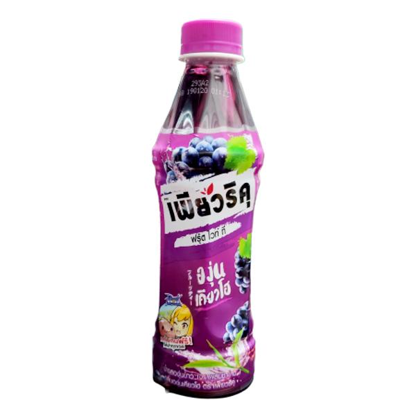 21% MIXED FRUIT JUICE (WHITE GRAPE, RED GRAPE) WITH WHITE TEA KYOHO GRAPE FLAVOUR
