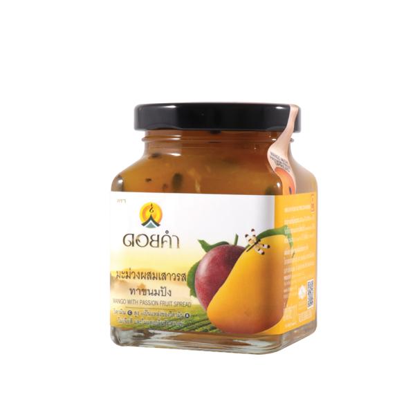 Mango with Passion Fruit Spread
