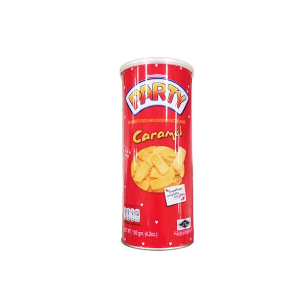 Fried Sweet Potato Chips, Coated with Butter Caramel