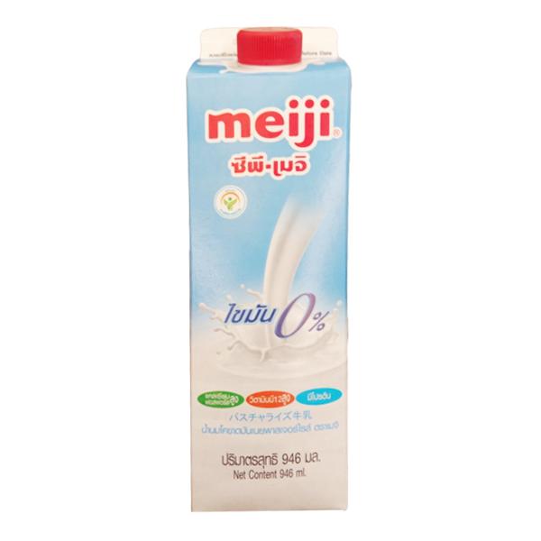 น้ำนมโคขาดมันเนยพาสเจอร์ไรส์