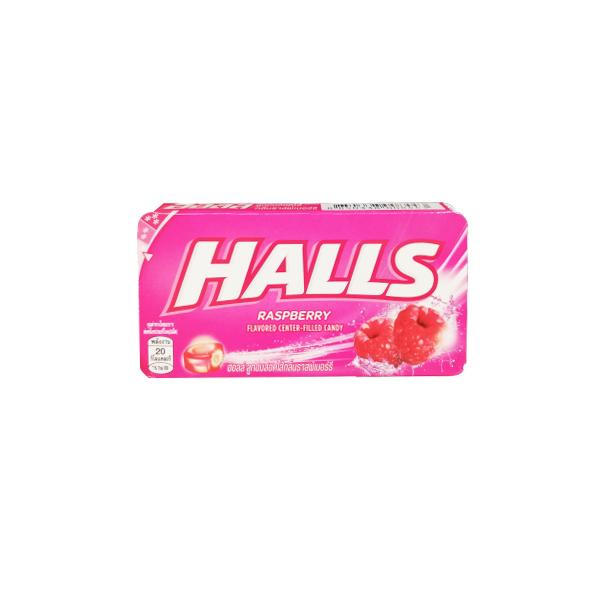Halls Raspberry Flavored Center-Filled Candy