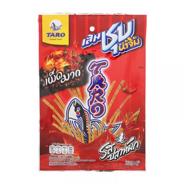 TARO BRAND SAUCE COATED FISH SNACK EXTREME HOT CUTTLEFISH  FLAVOURED