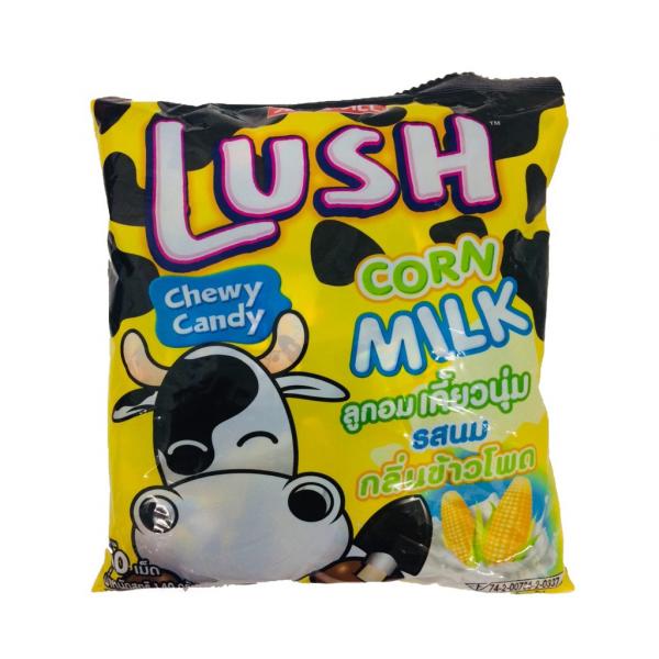 ลูกอมเคี้ยวนุ่ม รสนม กลิ่นข้าวโพด