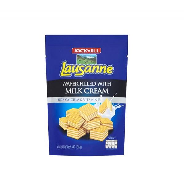 เวเฟอร์สอดไส้ครีม รสนม