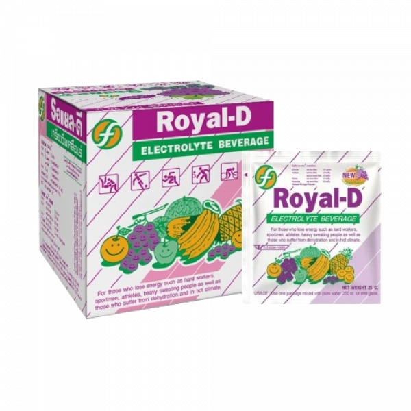 เครื่องดื่มเกลือแร่กลิ่นองุ่นชนิดผง