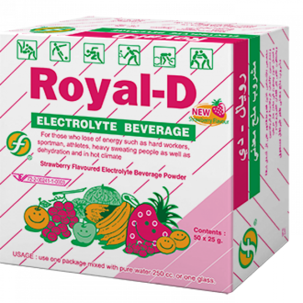 Strawberry Flavoured Electrolyte Beverage Powder