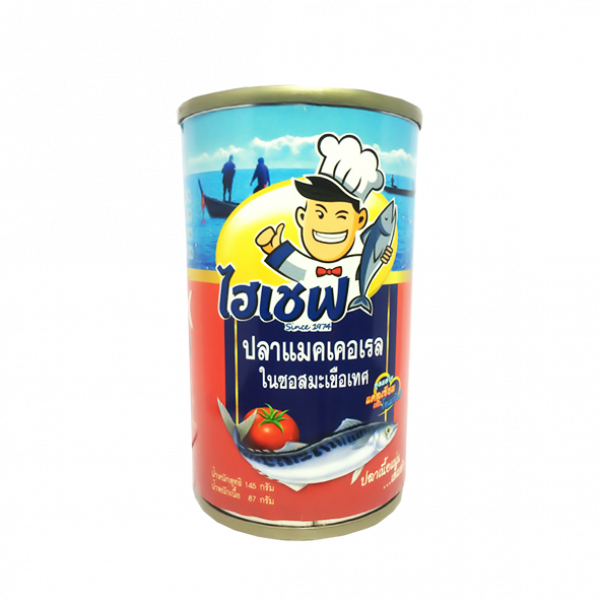 ปลาแมคเคอเรลในซอสมะเขือเทศ