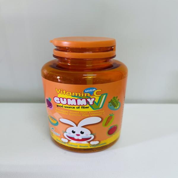 Bioveggie Orange Flavoured  Vegetable Gummy Plus Vitamin C